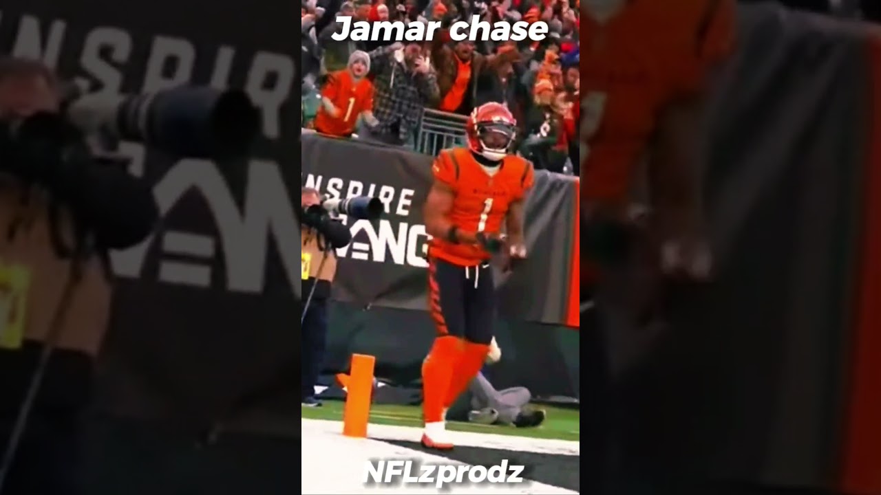 Jamar Chase epic touchdown🧡🖤