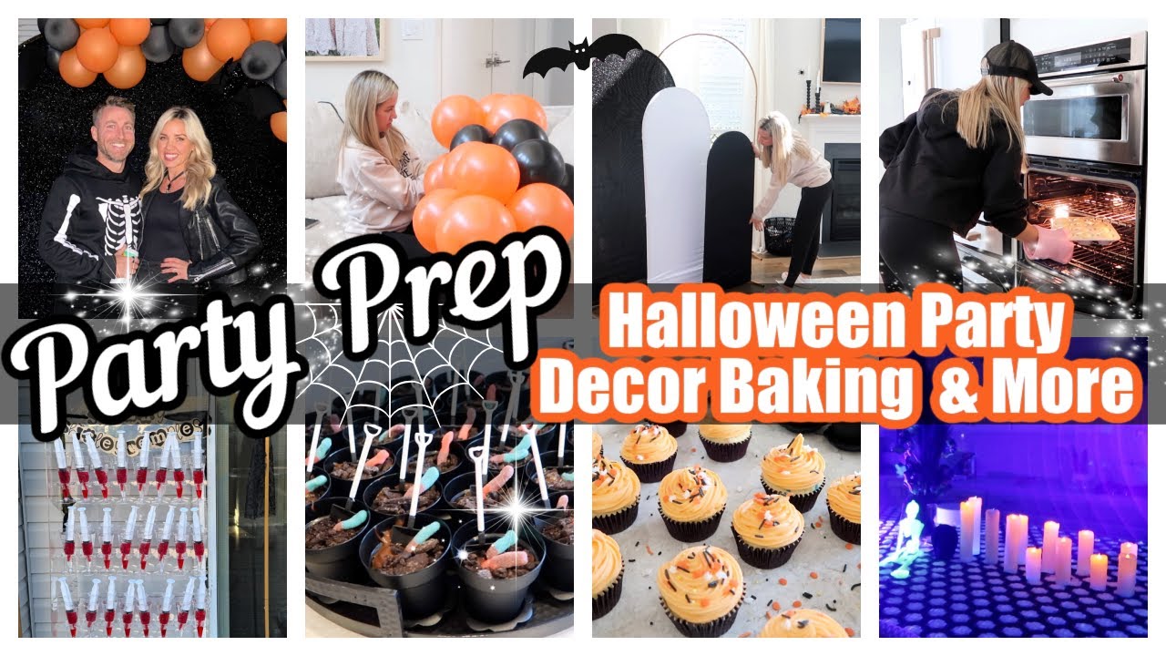 *NEW* PARTY PREP WITH ME FOR HALLOWEEN PARTY DECOR FOOD AND MORE TIFFANI BEASTON HOMEMAKING 2023 👻