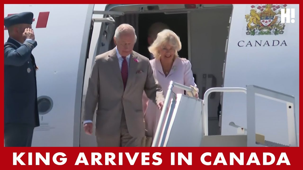 King and Queen arrive in Canada | HELLO!