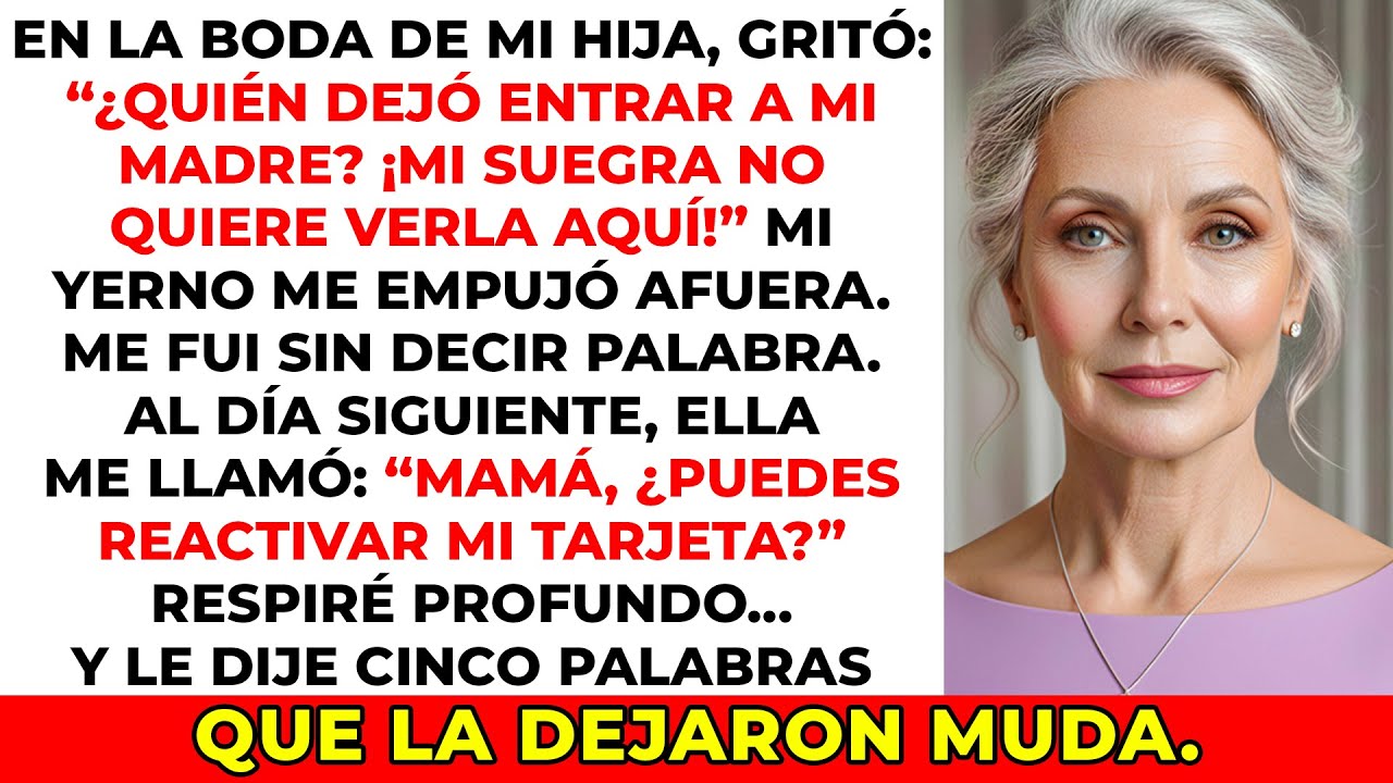Mi hija me prohibió ir a su boda para quedar bien con su suegra. Entonces dije solo cuatro palabras…