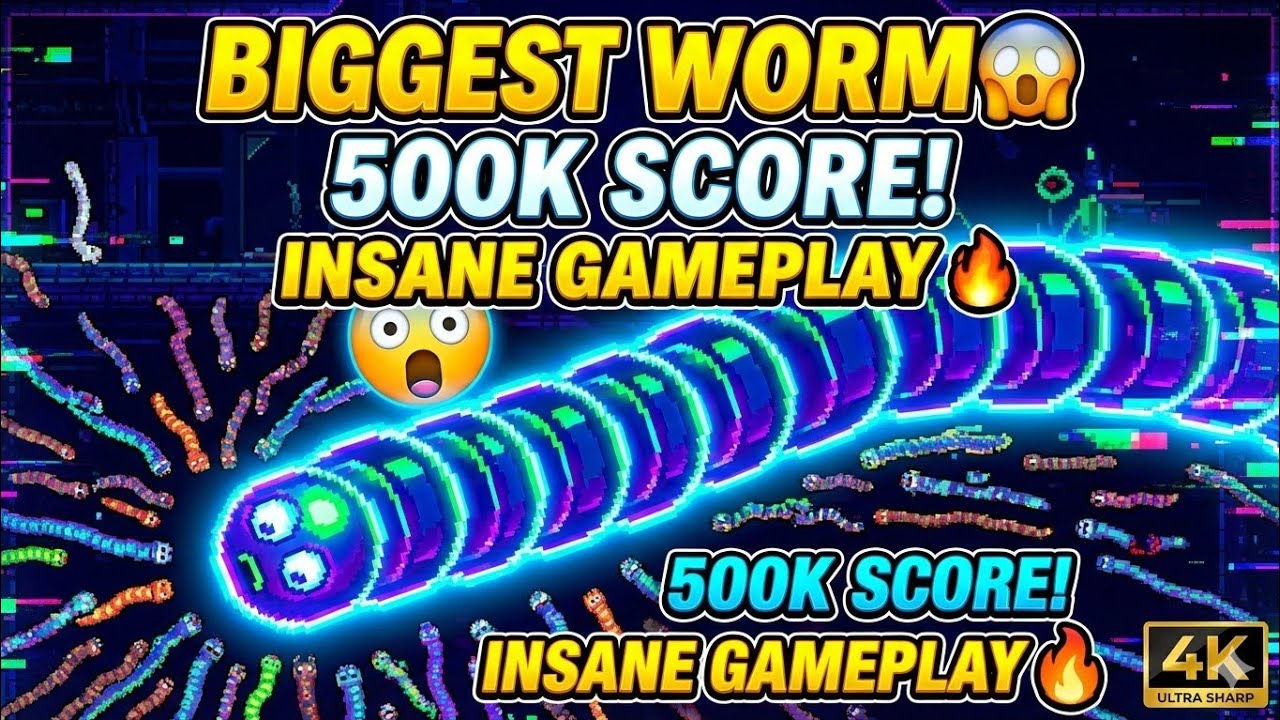 🔴 LIVE Worms Zone | Aaj Record Tutega 😈🐍