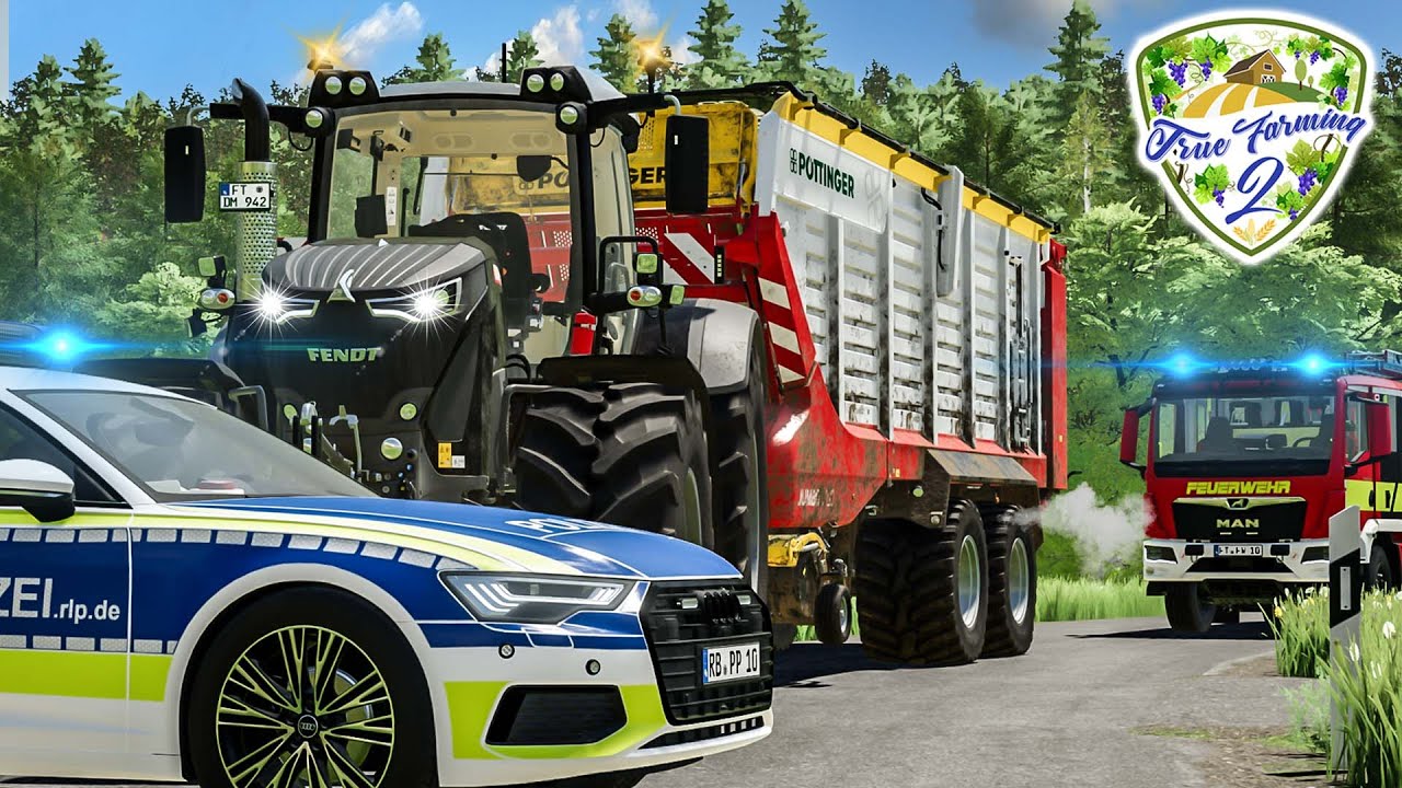 LS22 - REIFENPLATZER mit vollem LADEWAGEN! Sperrung auf der BRÜCKE 