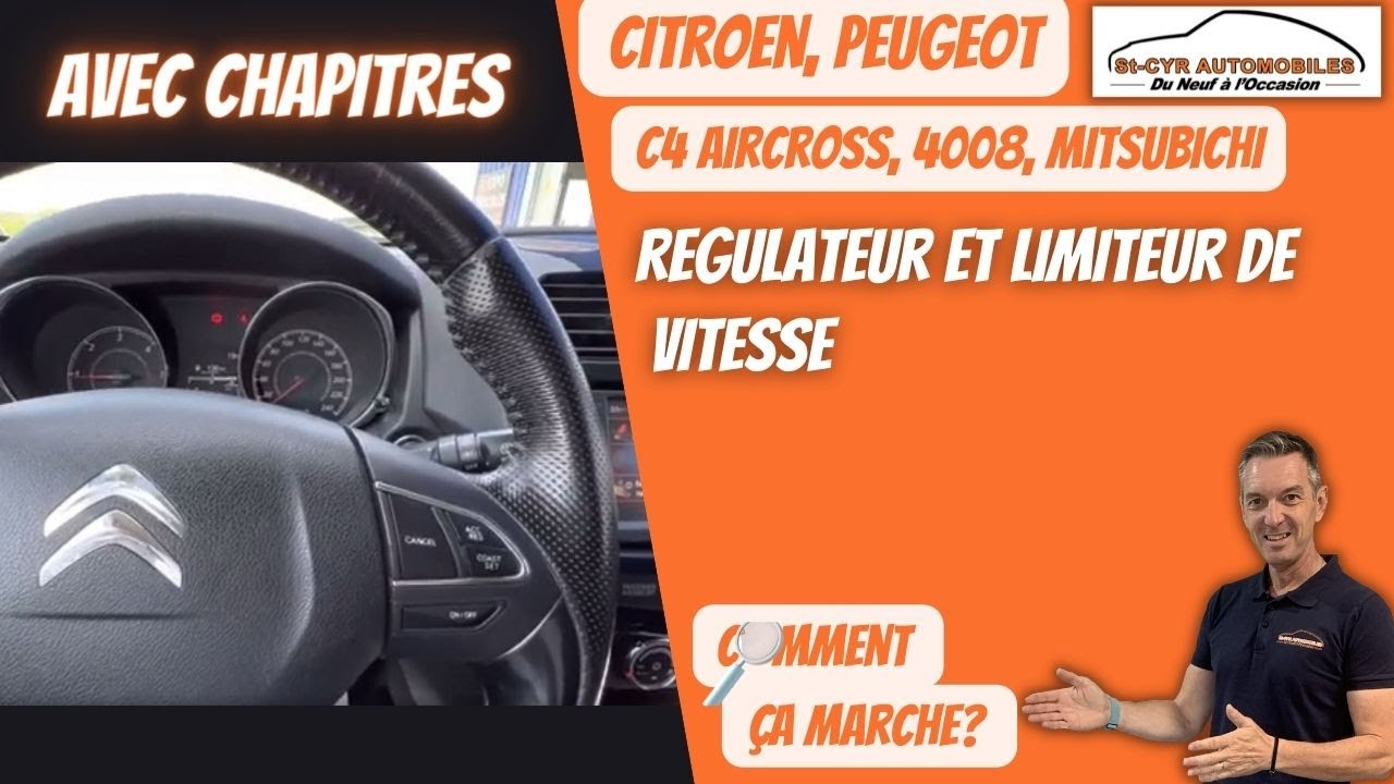 Citroën C4 Aircross, Peugeot 4008, Mitsubishi...comment fonctionne le régulateur de vitesse