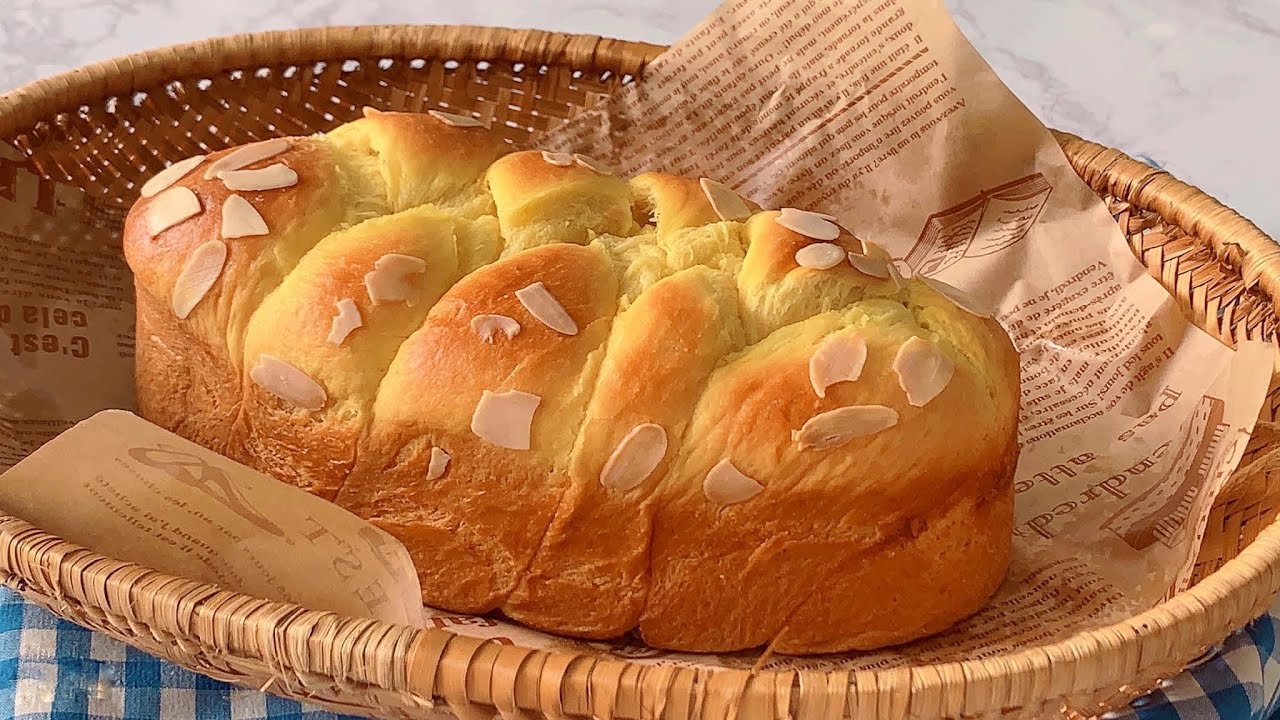Bánh Mì Hoa Cúc- Bí quyết nhồi bột kéo màng/ Bánh mềm, dai, xé thớ/ Brioche bread