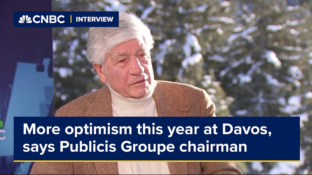 More optimism this year than last year at Davos, says Publicis Groupe chairman