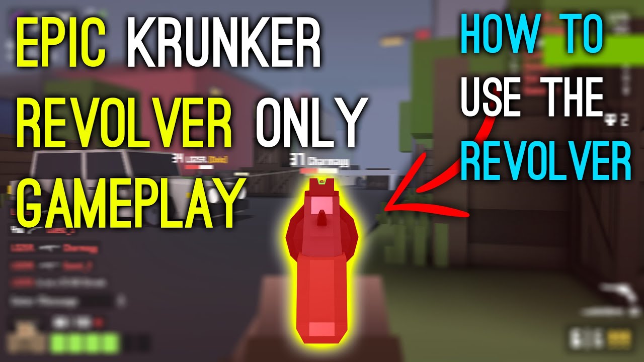 How To Use Revolver in Krunker | Krunker.io Gameplay Revolver