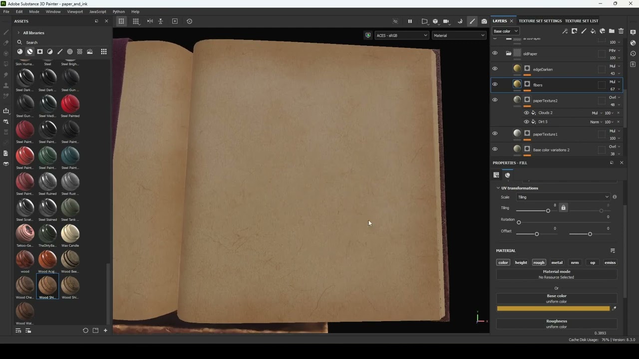 Substance Painter: Paper and Inks