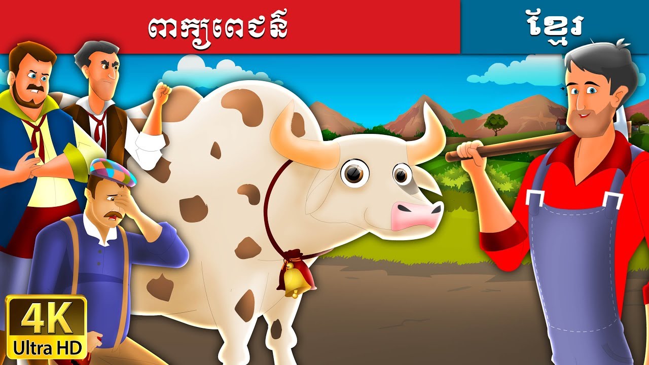 គោរវេទមន្ត | Magic Cow in Khmer | Khmer Fairy Tales