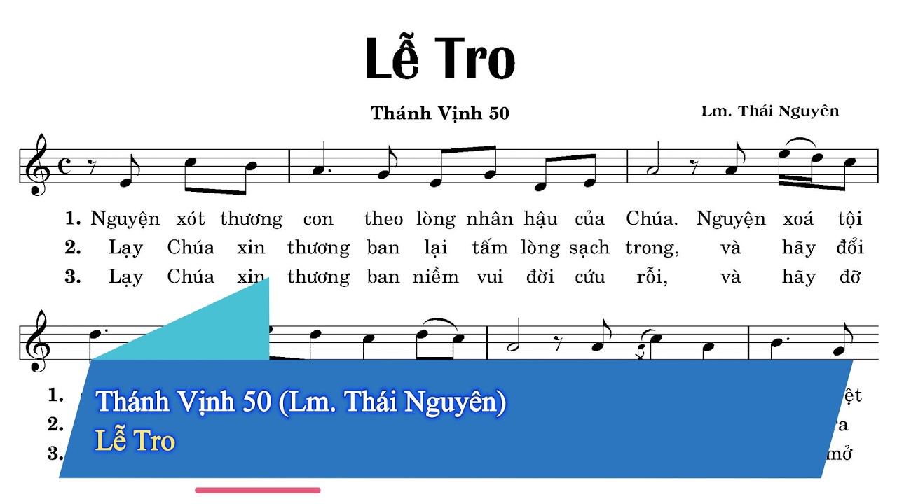 Thánh Vịnh 50 (Lm. Thái Nguyên) - Lễ Tro #TV50