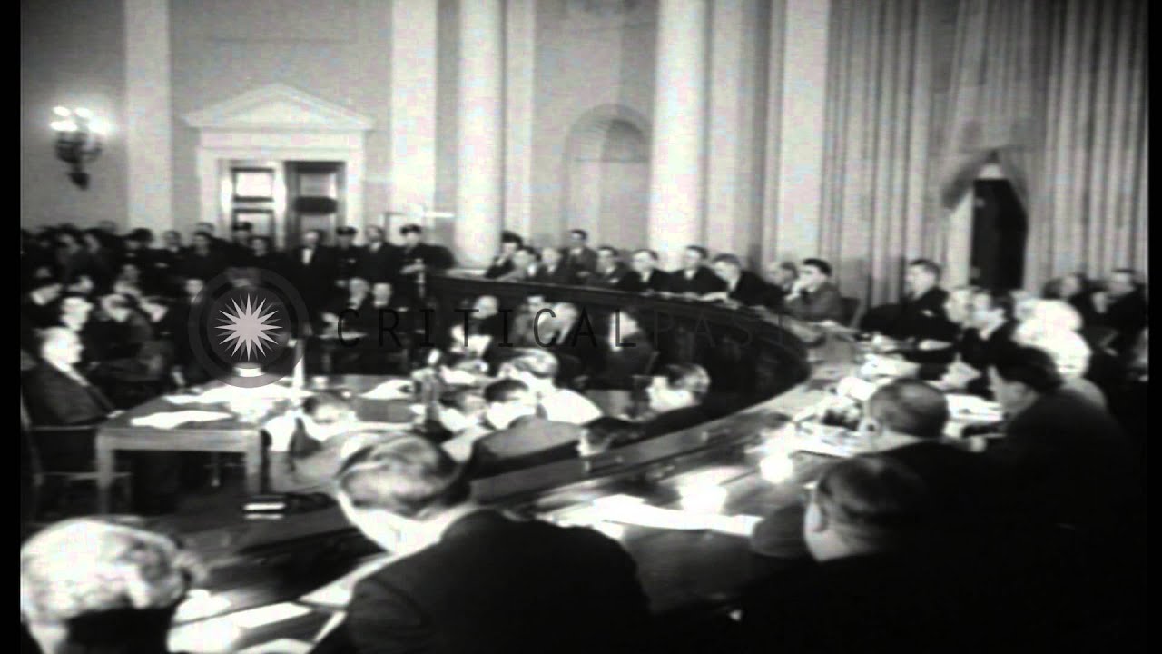 Former Ambassador to the UK Joseph Kennedy testifies before House Foreign Affairs...HD Stock Footage