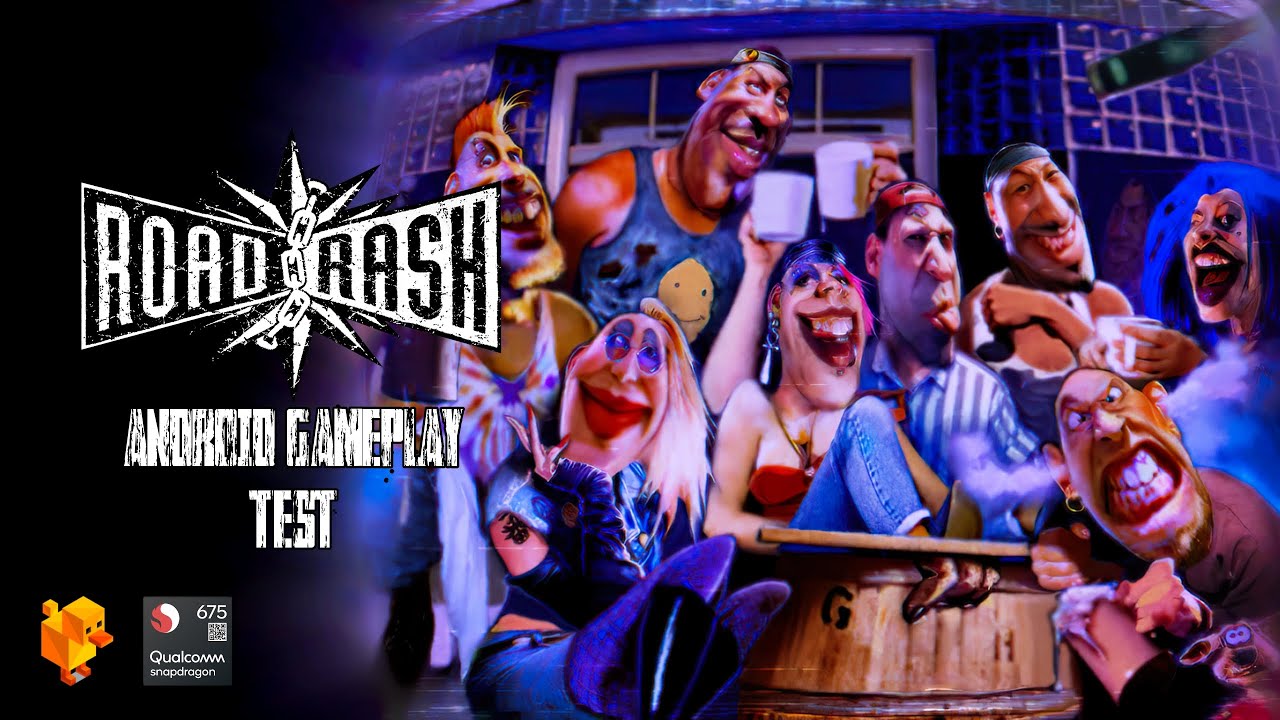 Road Rash | Android Gameplay Test | Duckstation - PSX
