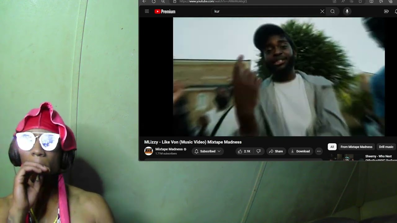 MLIZZY - LIKE VON (MUSIC VIDEO) #reaction #w3r3actz