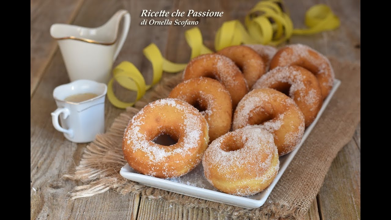 Graffe con patate -ciambelle sofficissime -  Ricetta perfetta -. Ricette che Passione