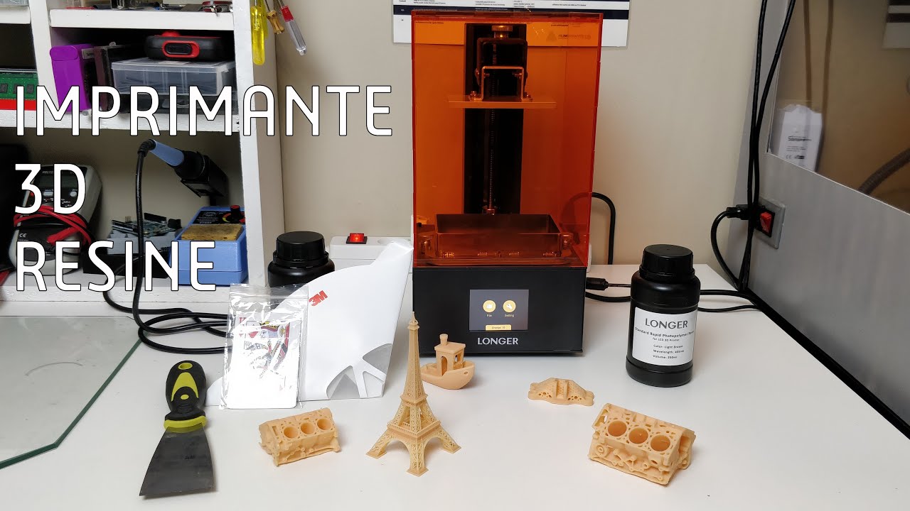 Longer Orange 10 : Une imprimante 3D Résine pour moins de 250€ !