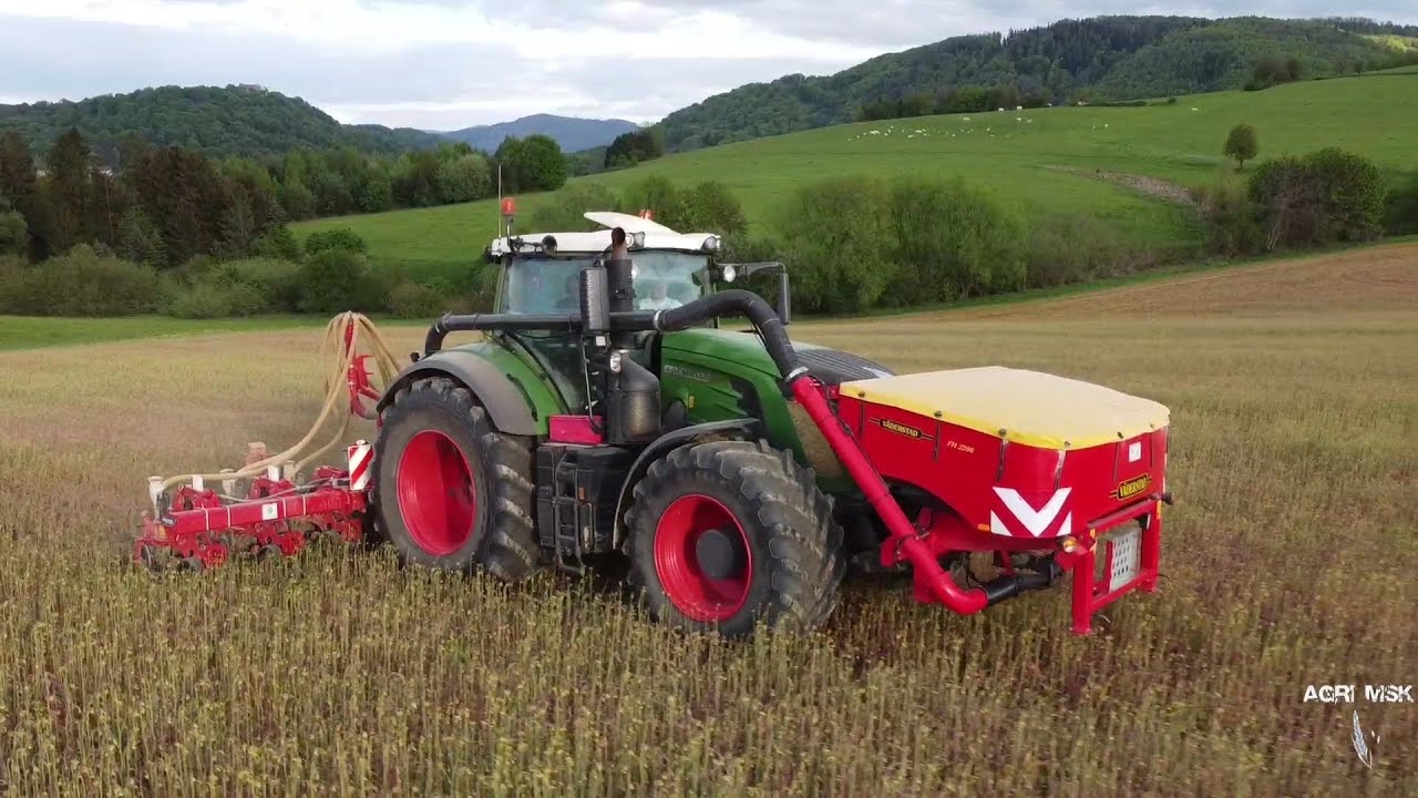 FENDT 936 a FENDT 720 VARIO Setí kukuřice technologií Strip-till 🌽🚜