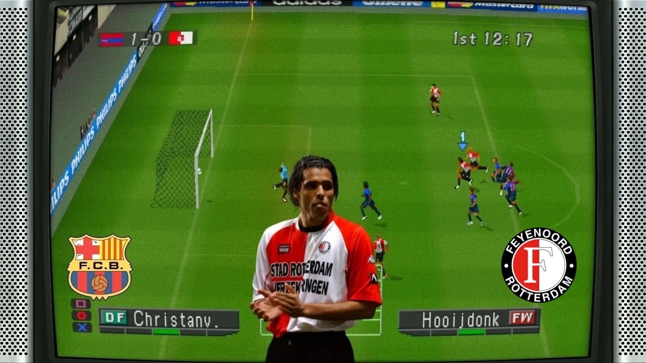Winning Eleven 2002: Deluxe (+improvements) - Barceona 🦌 Feyenoord [PS1]