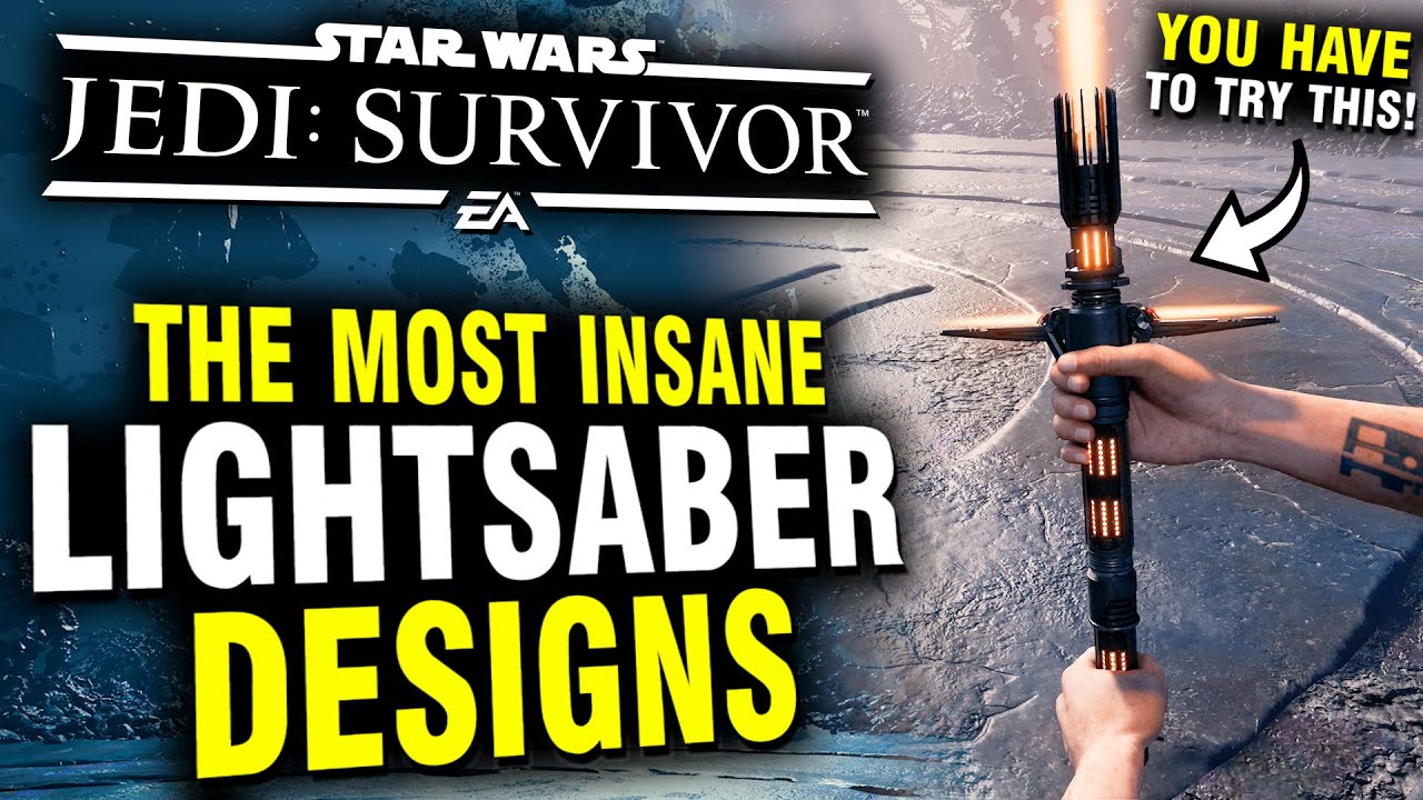 Jedi Survivor — 8 ПОТРЯСАЮЩИХ дизайнов световых мечей, которые вам стоит попробовать!