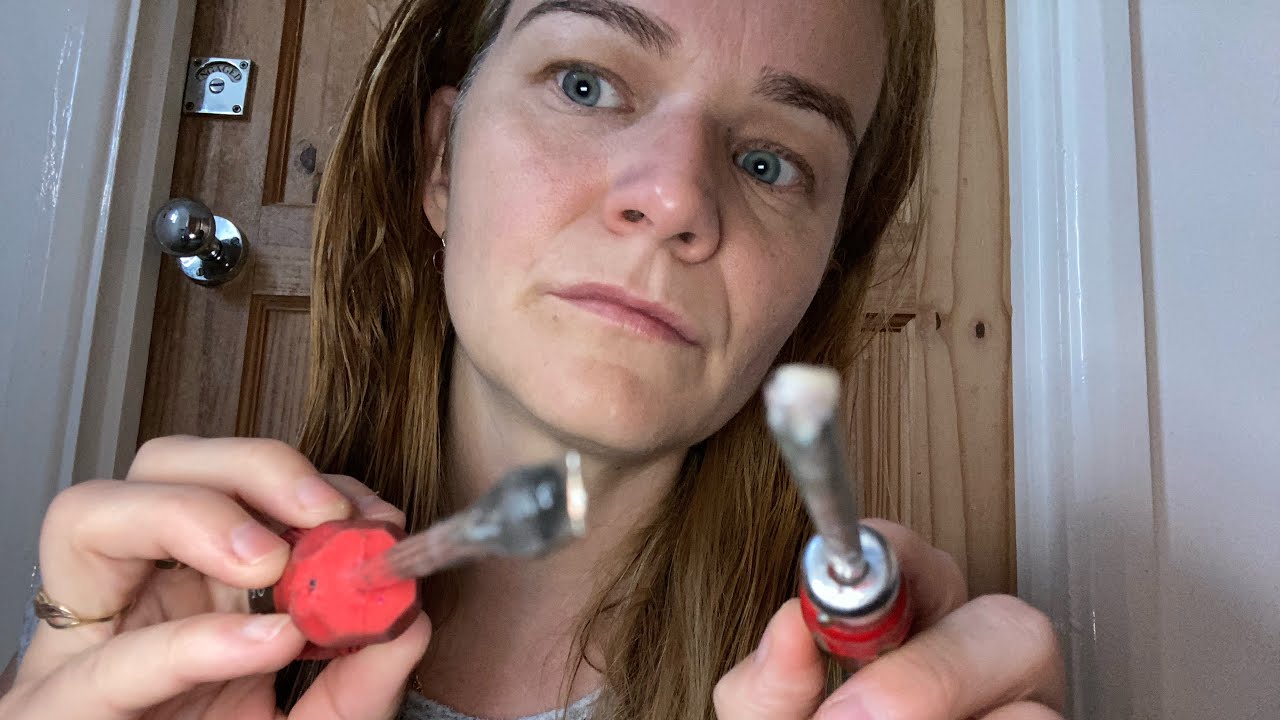 Asmr - poking your face with different tools/real camera touching