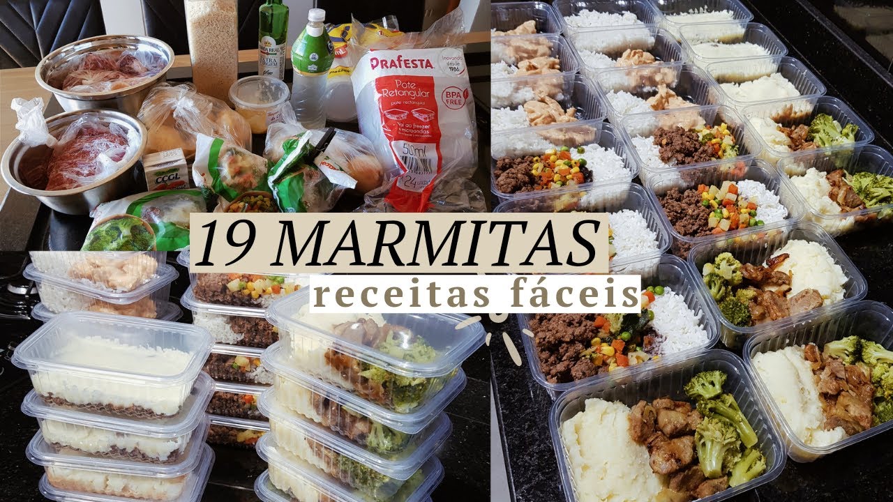 MARMITAS CONGELADAS PRA SEMANA *3 cardápios fáceis e gostosos + dicas* | Amanda Paduan