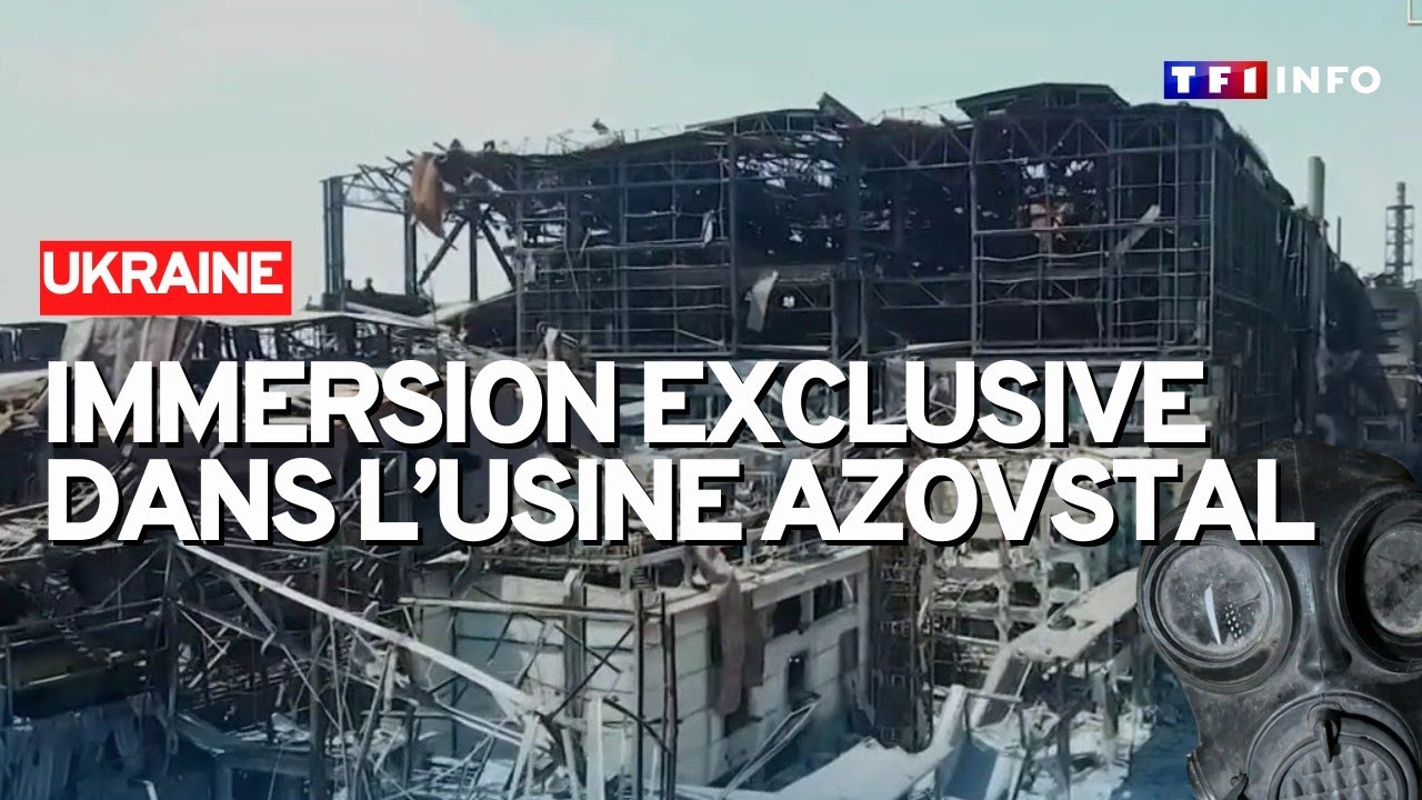 Ukraine : une équipe de TF1 a pu pénétrer dans l’usine Azovstal