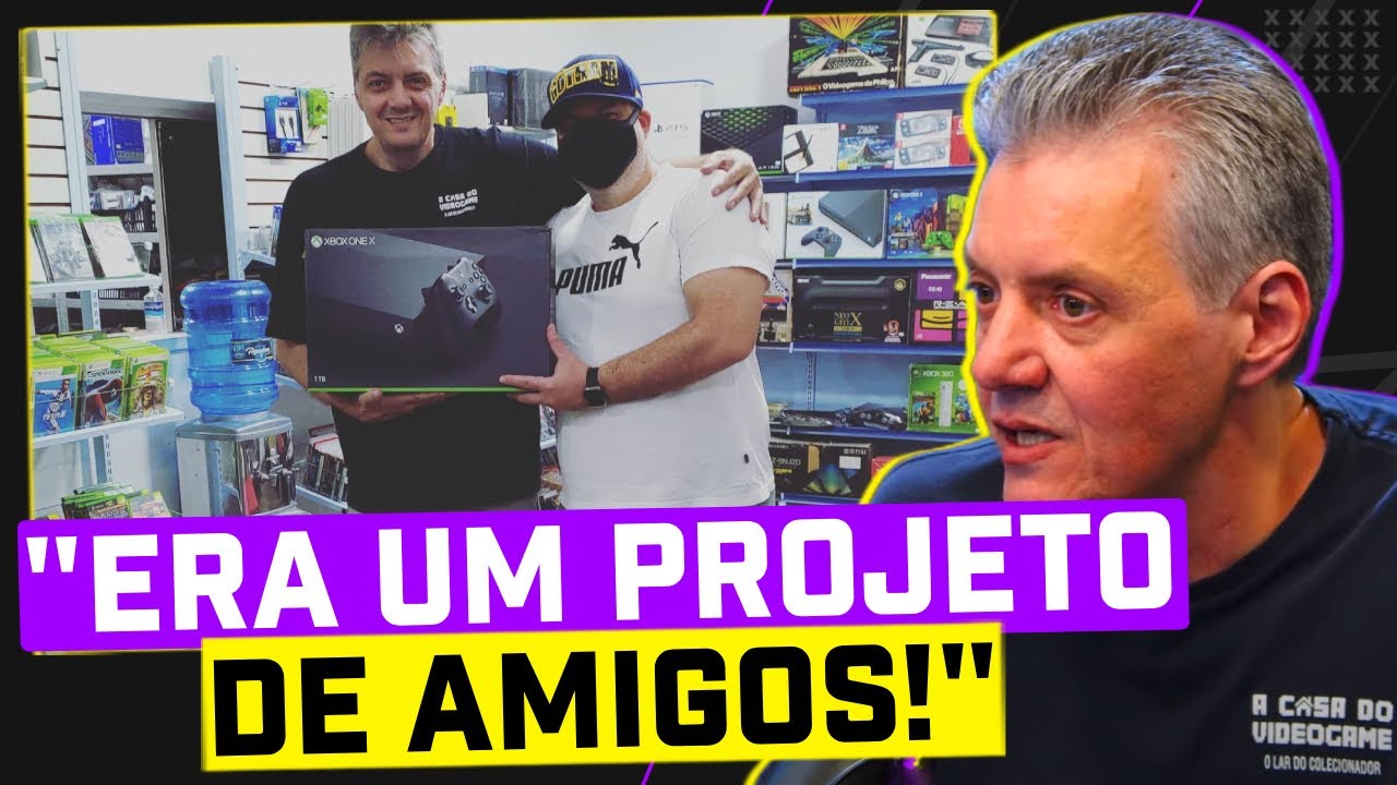 TIOZÃO EXPLICA como SURGIU A CASA DO VIDEOGAME!! #flowgames