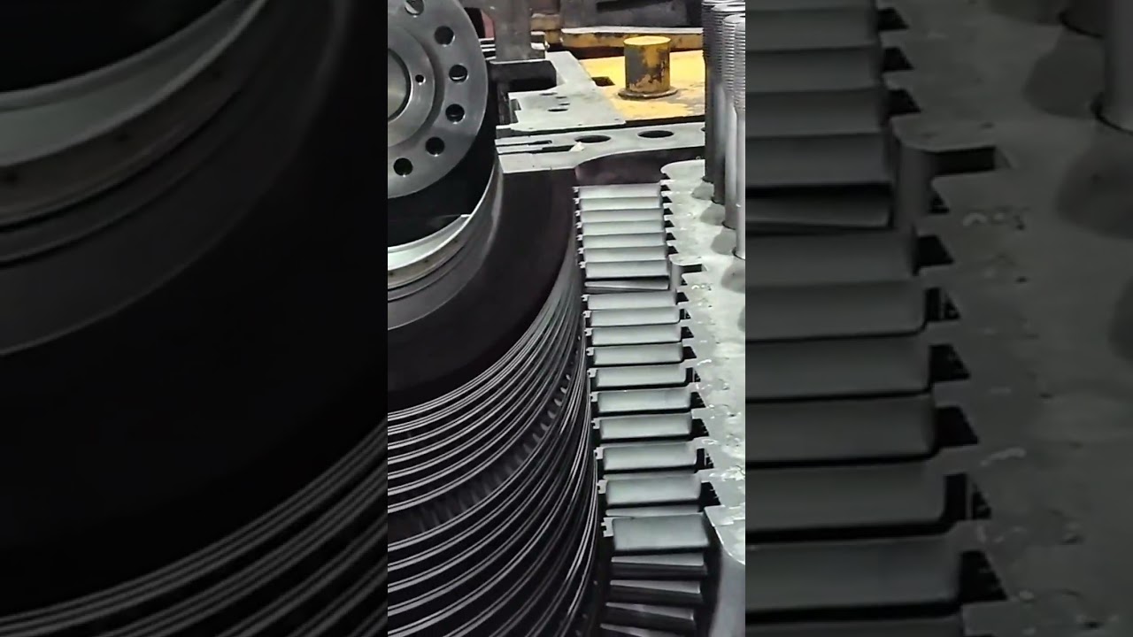 IP Turbine Inner Casing Bottom Half with Stud #turbine #powerplant #electricity #thermal #power