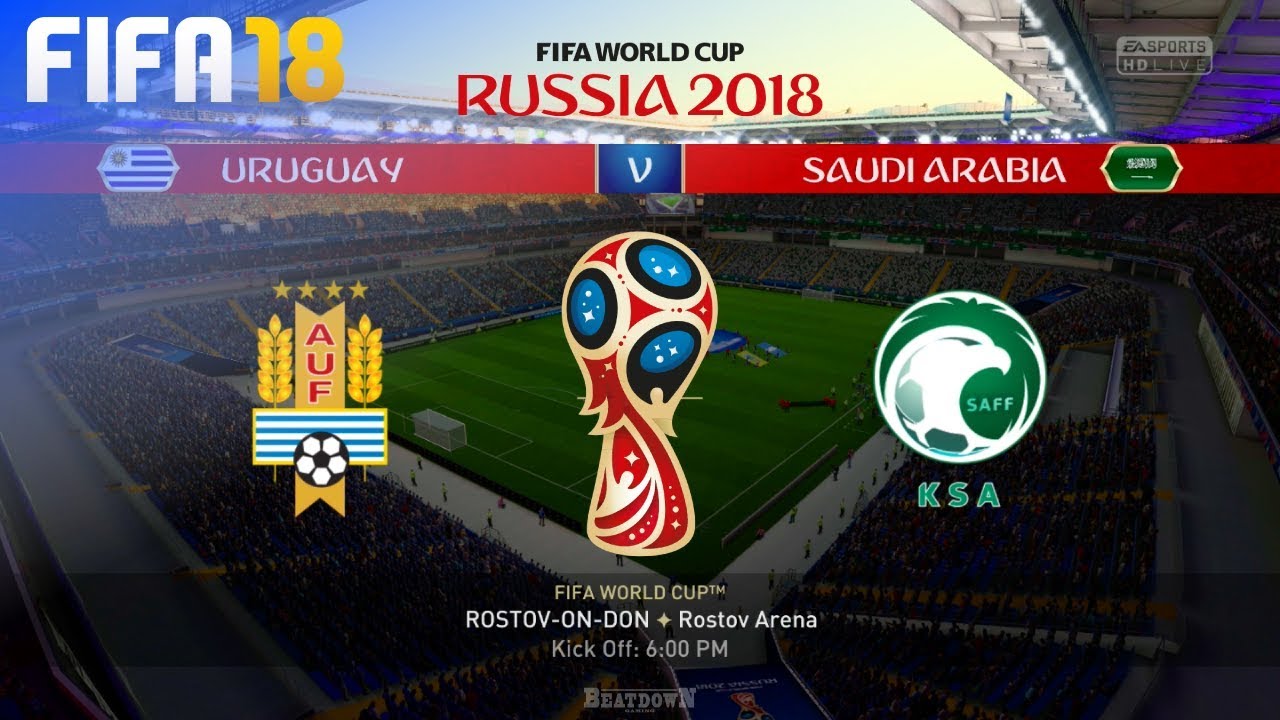 FIFA 18 World Cup - Uruguay vs. Saudi Arabia @ Rostov Arena (Group A)