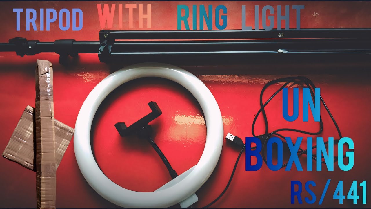 Tygot 12 inch Ring Light 7 Feet Stand Un boxing #Rs /441# meesho per