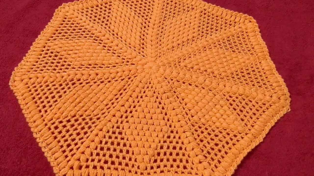 Crochet Thaalposh / Thaal Cover / Table Mat || क्रोशिये से थालपोश बनाएं #18