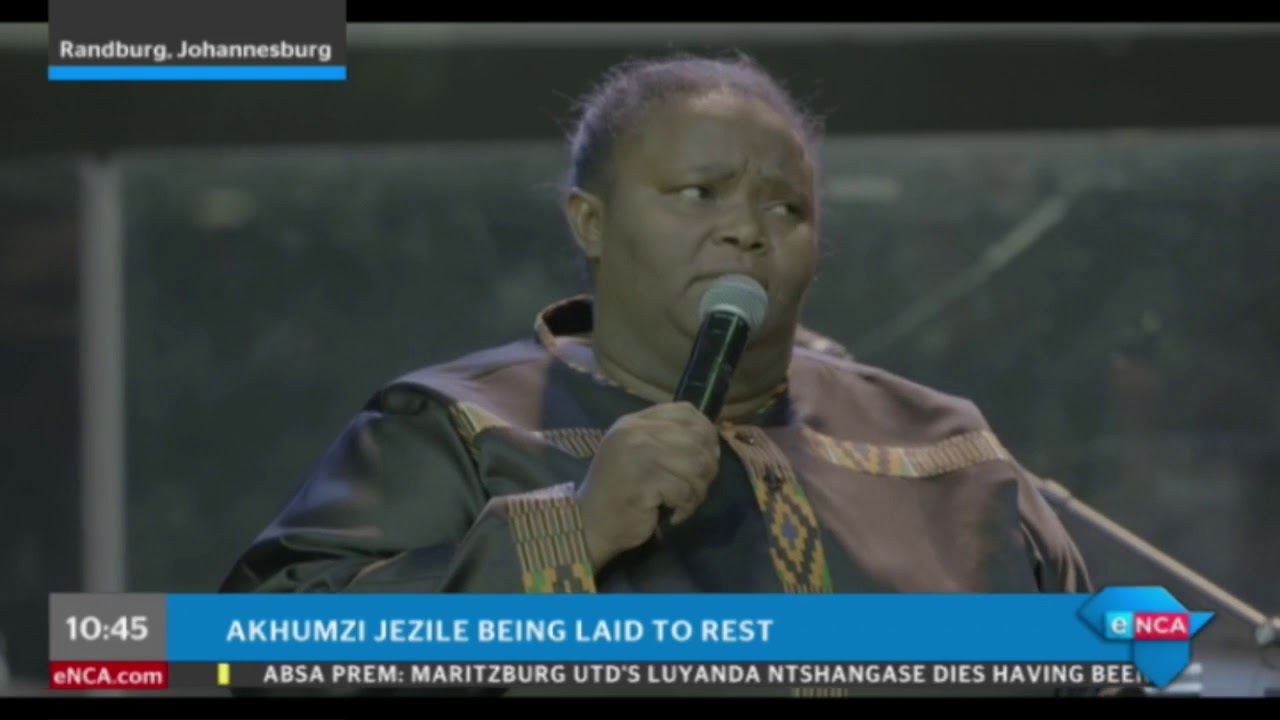 Hlengiwe Mhlaba pays tribute to Akhumzi Jezile