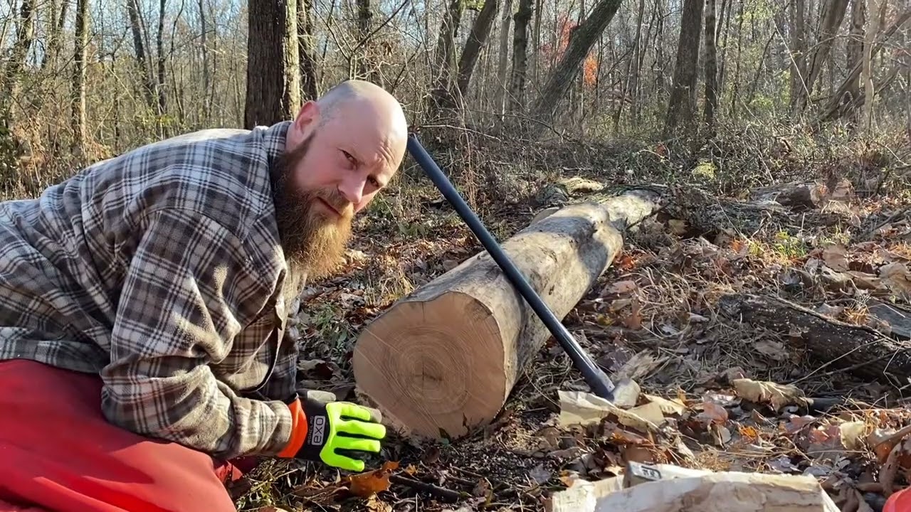 Make a simple Log bridge with only using wedges 