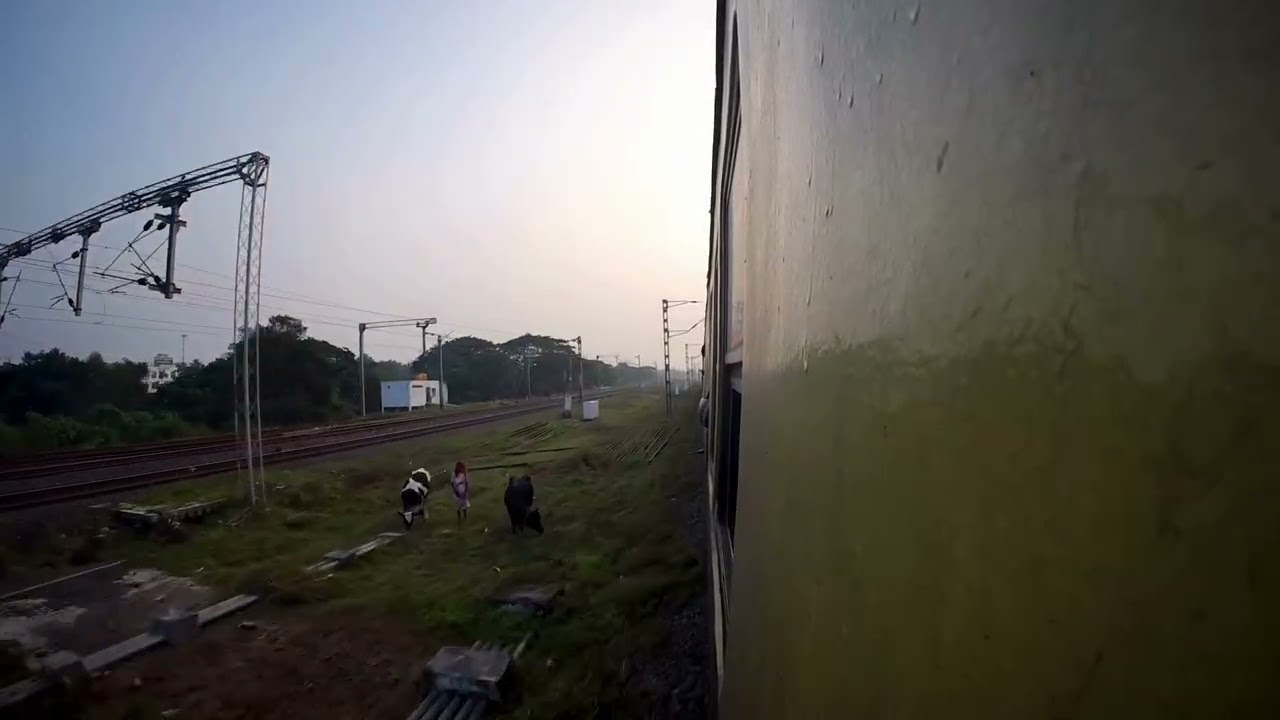 Local EMU Rapid Acceleration at Katangulathur | Chennai Suburban Power!
