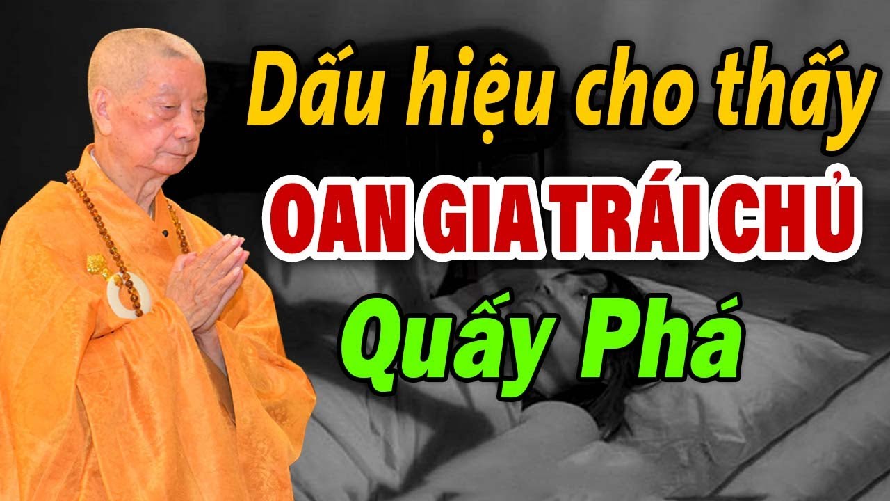 Dấu hiệu cho thấy bạn đang bị Oan Gia Trái Chủ Quấy Phá , Cách Hóa Giải - HT Trí Quảng