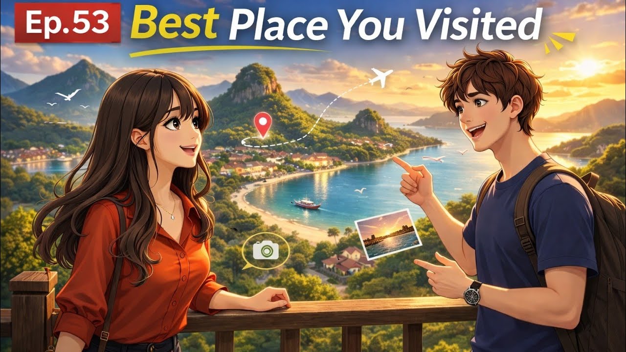 Talking About the Best Place You Visited / Daily English Conversation / Koala English Podcast