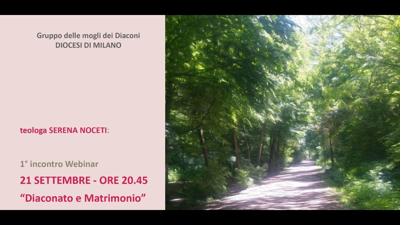 Diaconato e Matrimonio   Serena Noceti