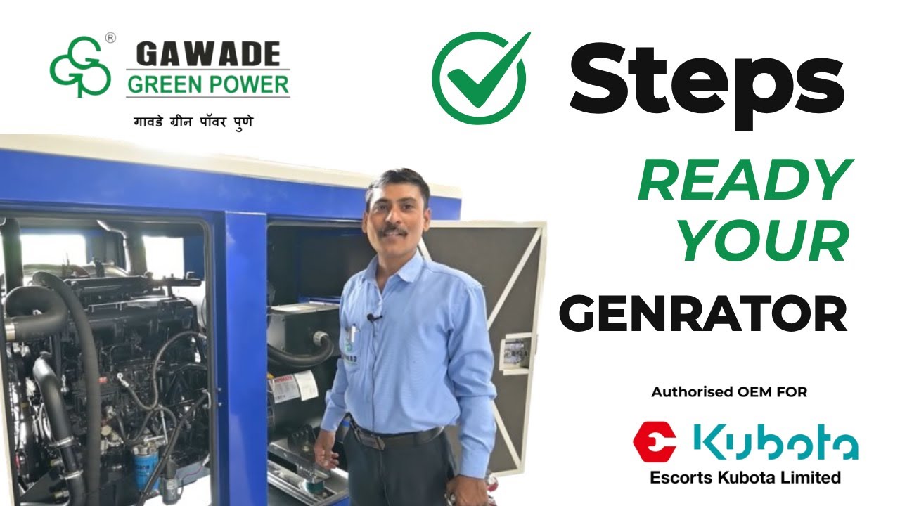 Daily Check Points  || Controller Information of  Escorts-Kubota Diesel Generator. Gawade Green Pune