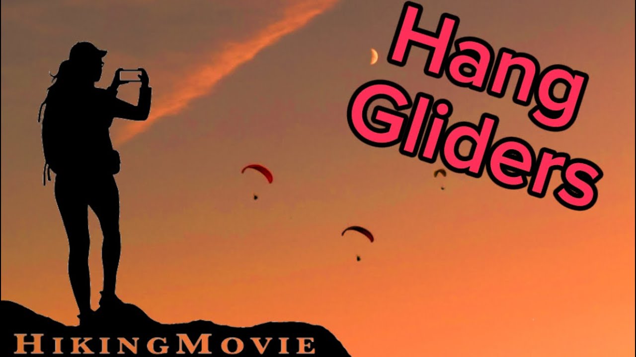 Hang Gliders at Sunset, 1400, PCT SOBO Aug 29 CA