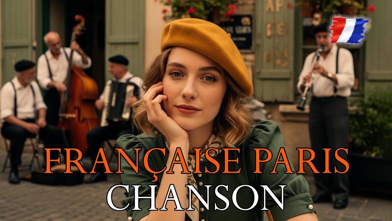 Vintage French Chanson 🎼 Un Voyage Romantique Porté par le Jazz Intemporel et l’Esprit de Paris 🇫🇷