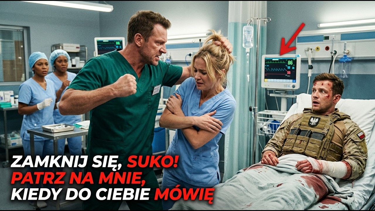 Chirurg wyrzucił pielęgniarkę  Chwilę później ranny operator GROM u ją rozpoznał