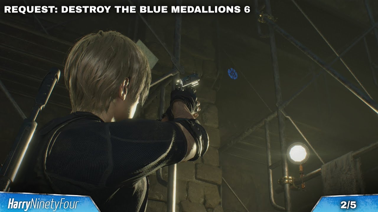 Resident Evil 4 Remake - Destroy The Blue Medallions 6 All Locations (RE4)