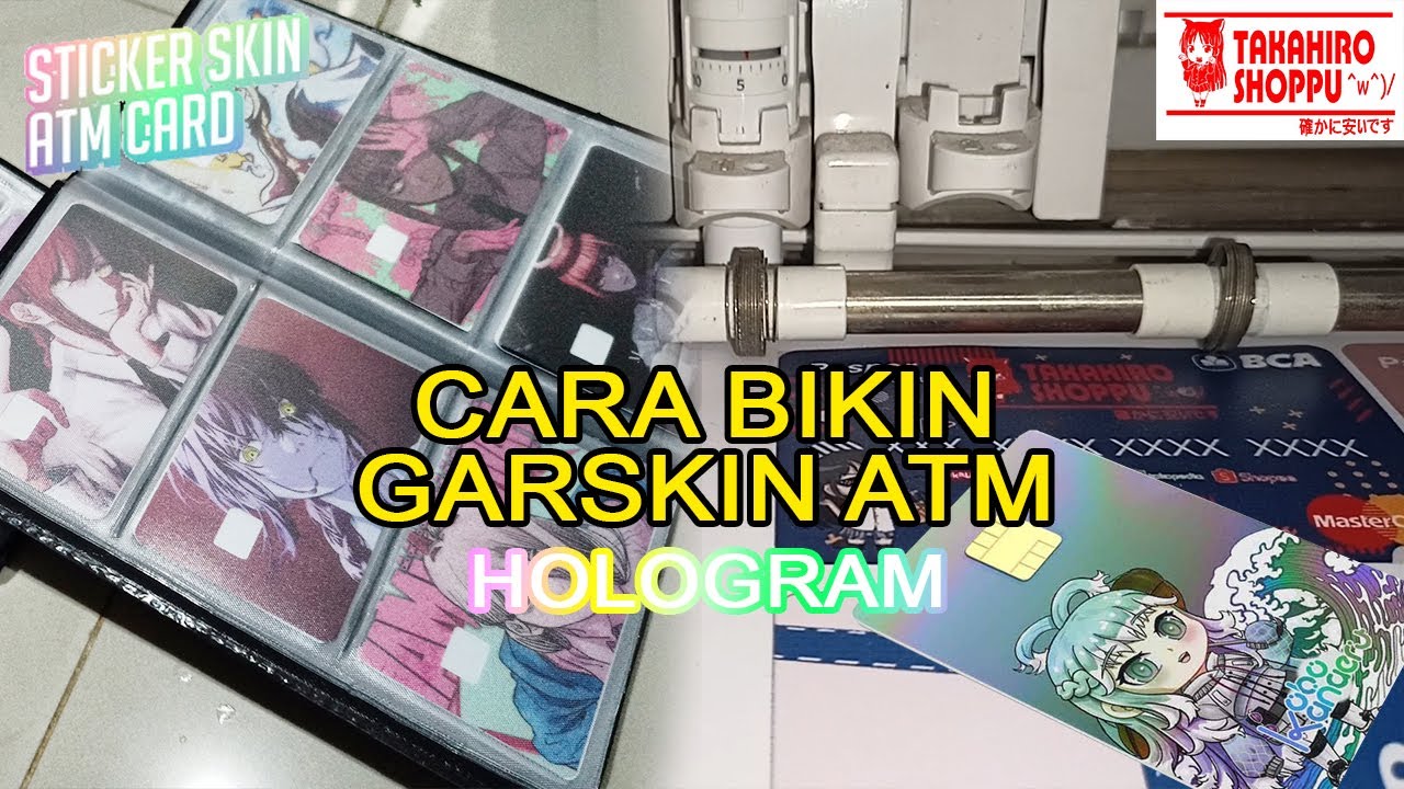 Bikin Sticker Kartu ATM / Debet Card menggunakan Mesin Cutting Sticker Cameo 4