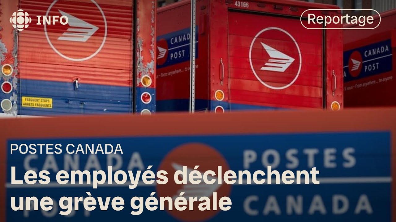 Ottawa annonce une transformation de Postes Canada, les employés déclenchent une grève générale
