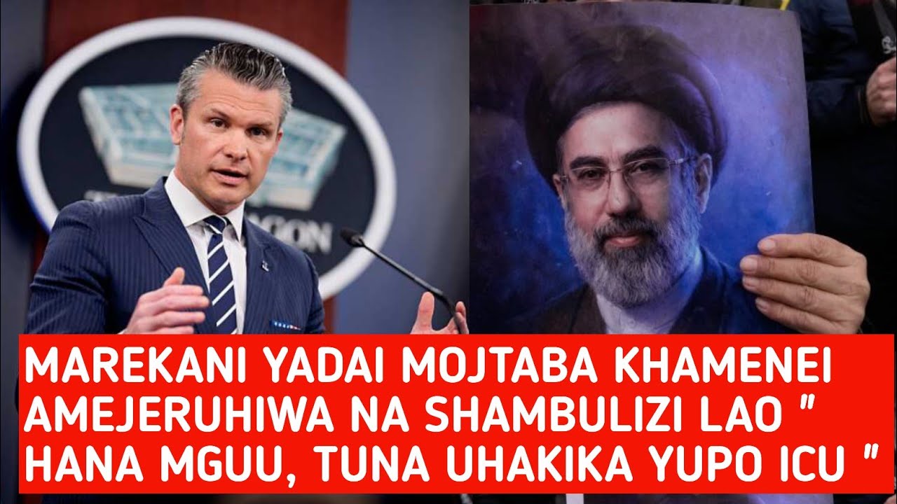 MOJTABA KHAMENEI AMEJERUHIWA VIBAYA HANA MGUU MMOJA TUNAUHAKIKA YUPO ICU 