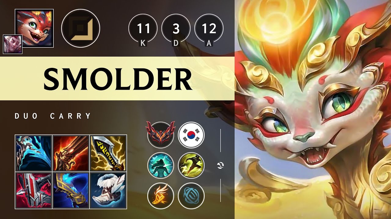 Smolder ADC vs Kai'Sa - KR Grandmaster Patch 25.21