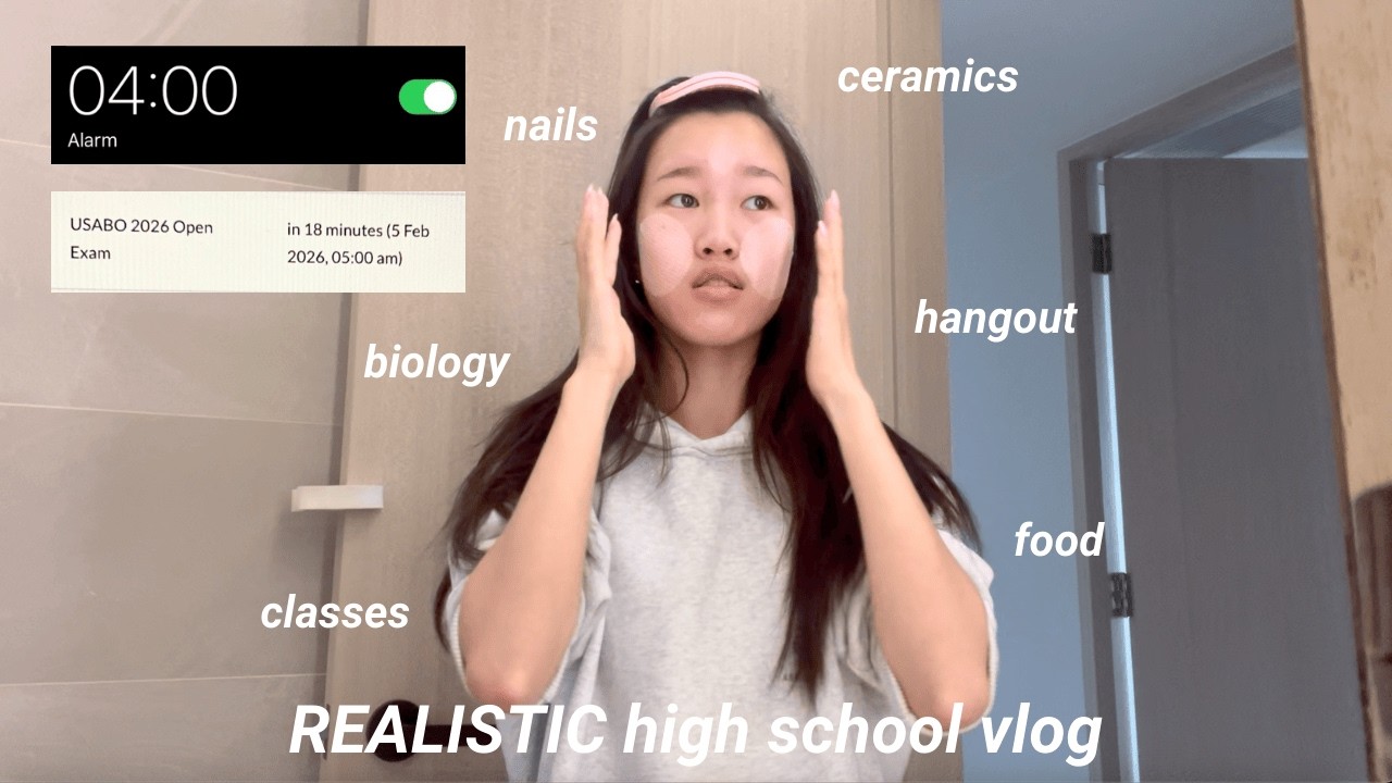 last few days before break 🌱 hanging out, biology olympiad, school vlogs