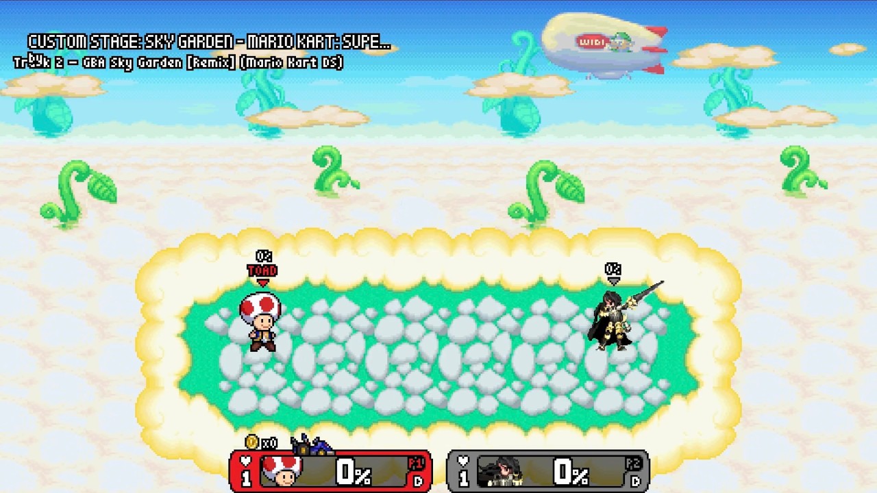 Super Smash Bros Unleashed - Toad vs Gradheart [Rivals of Aether Gameplay]