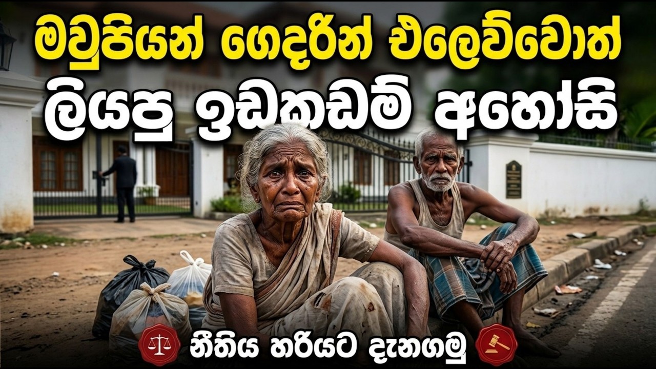 දරුවන්ට ලියපු දේපළ නැවත පවරගන්නේ කොහොමද? නීතිය හරියට දැනගමු | Sri Lanka property #property