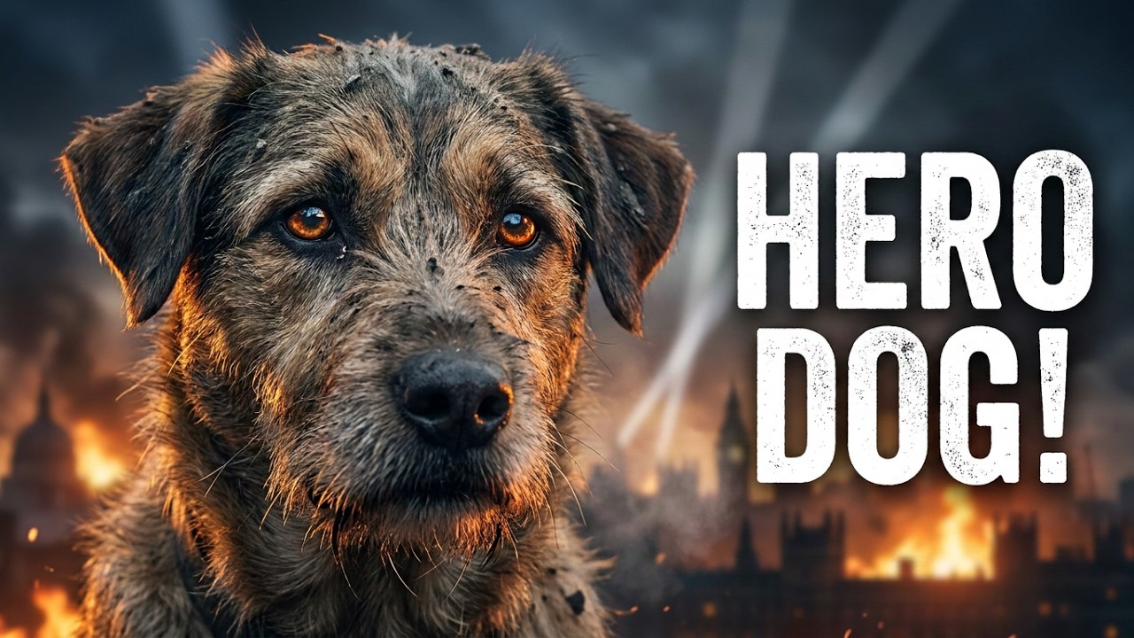 "Bombs were falling on London when a dog started digging — what he found saved more than 100 lives."