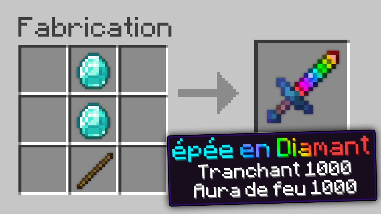 Minecraft Mais les Crafts sont CHEAT&Eacute;S