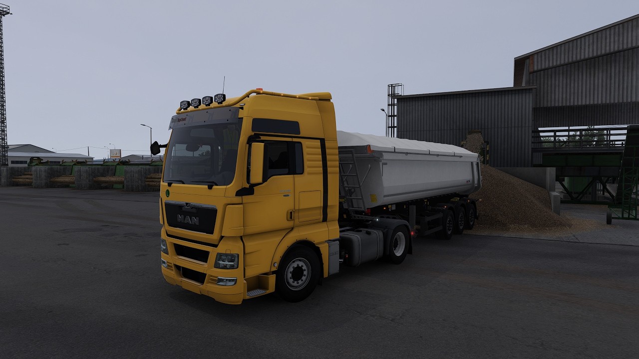 MAN TGX E5 18.500 | Sand Delivery Across Beautiful Serbian Roads | ETS2 Realistic Drive |